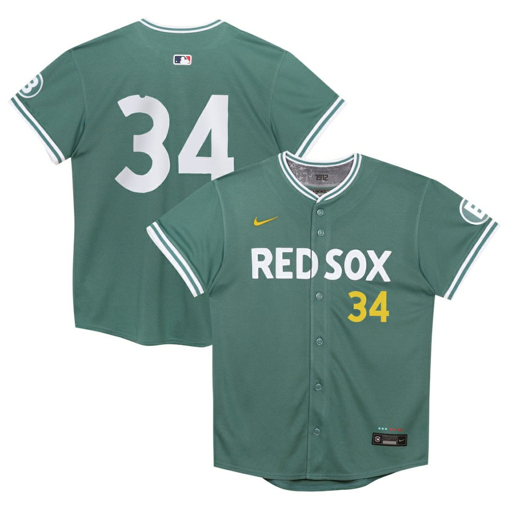 MLB David Ortiz Boston Red Sox Nike Preschool 2025 City Connect Limited Retired Player Jersey - Green