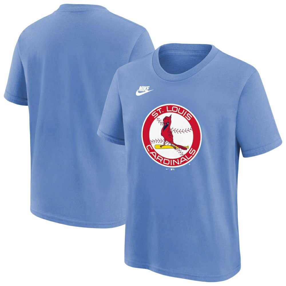 St. Louis Cardinals Nike Youth Team Logo T-Shirt - Light Blue T-shirts