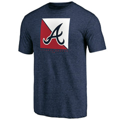 Atlanta Braves Pregame Vibe Tri-Blend T-Shirt - Navy T-shirts