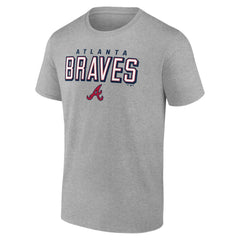 Atlanta Braves Swagger T-Shirt - Heather Gray T-shirts