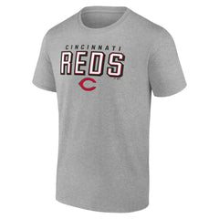 Cincinnati Reds Swagger T-Shirt - Heather Gray T-shirts