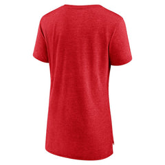 Philadelphia Phillies Women's Practice Time Tri-Blend T-Shirt - Red T-shirts