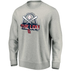 St. Louis Cardinals Heater Pullover Sweatshirt - Gray Pullover