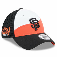 San Francisco Giants New Era 2025 Spring Training 39THIRTY Flex Hat - Orange/Black Hats