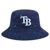 Tampa Bay Rays New Era 2025 Spring Training All Over Print Bucket Hat - Navy Hats