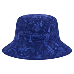 Texas Rangers New Era 2025 Spring Training All Over Print Bucket Hat - Dark Blue Hats