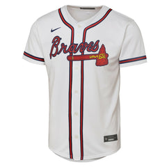 MLB Ozzie Albies Atlanta Braves Nike Youth Home Replica Player Jersey - White