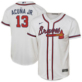 MLB Ronald Acuna Jr. Atlanta Braves Nike Youth Home Replica Player Jersey - White