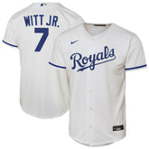 MLB Bobby Witt Jr. Kansas City Royals Nike Youth Home Replica Player Jersey - White