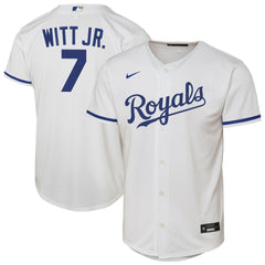MLB Bobby Witt Jr. Kansas City Royals Nike Youth Home Replica Player Jersey - White