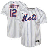 MLB Francisco Lindor New York Mets Nike Youth Home Replica Player Jersey - White