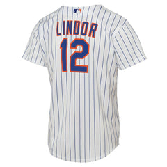 MLB Francisco Lindor New York Mets Nike Youth Home Replica Player Jersey - White