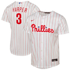 MLB Bryce Harper Philadelphia Phillies Nike Youth Home Replica Player Jersey - White