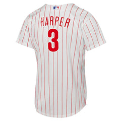 MLB Bryce Harper Philadelphia Phillies Nike Youth Home Replica Player Jersey - White