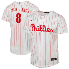 MLB Nick Castellanos Philadelphia Phillies Nike Youth Home Replica Player Jersey - White