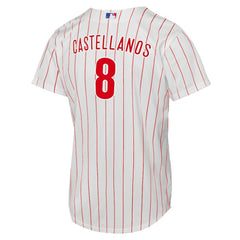 MLB Nick Castellanos Philadelphia Phillies Nike Youth Home Replica Player Jersey - White