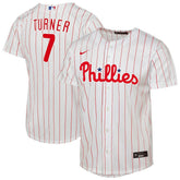 MLB Trea Turner Philadelphia Phillies Nike Youth Home Replica Player Jersey - White