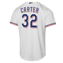 Evan Carter Texas Rangers Nike Youth Home Replica Player Jersey - White Jerseys
