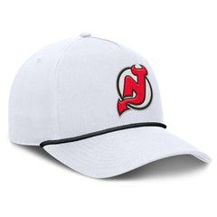 NHL New Jersey Devils Fanatics Rope A-Frame Adjustable Hat - White