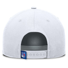 NHL New York Rangers Fanatics Rope A-Frame Adjustable Hat - White