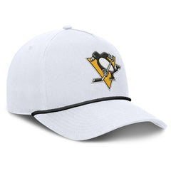 NHL Pittsburgh Penguins Fanatics Rope A-Frame Adjustable Hat - White