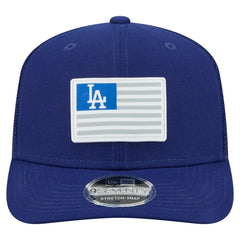 Los Angeles Dodgers New Era Flag 9SEVENTY Stretch-Snap Hat - Royal Hats