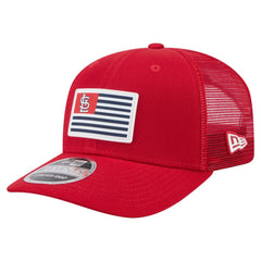 St. Louis Cardinals New Era Flag 9SEVENTY Stretch-Snap Hat - Red Hats