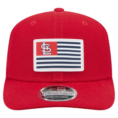 St. Louis Cardinals New Era Flag 9SEVENTY Stretch-Snap Hat - Red Hats