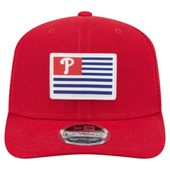 Philadelphia Phillies New Era Flag 9SEVENTY Stretch-Snap Hat - Red Hats