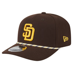 San Diego Padres New Era Multi-Rope 9SEVENTY Stretch-Snap Hat - Brown Hats