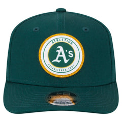 Athletics New Era Circle Patch 9SEVENTY Stretch-Snap Hat - Kelly Green Hats
