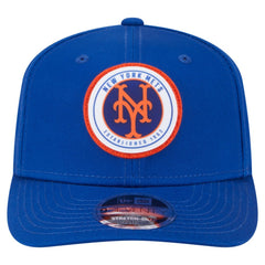 New York Mets New Era Circle Patch 9SEVENTY Stretch-Snap Hat - Royal Hats
