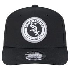 Chicago White Sox New Era Circle Patch 9SEVENTY Stretch-Snap Hat - Black Hats