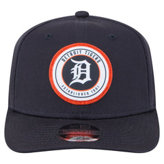 Detroit Tigers New Era Circle Patch 9SEVENTY Stretch-Snap Hat - Navy Hats
