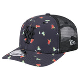 New York Mets New Era Adventure Drinks Pattern 9SEVENTY Stretch-Snap Hat - Black Hats