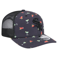 Chicago White Sox New Era Adventure Drinks Pattern 9SEVENTY Stretch-Snap Hat - Navy Hats