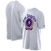 Los Angeles Lakers Throwback Prep Oversized T-Shirt White