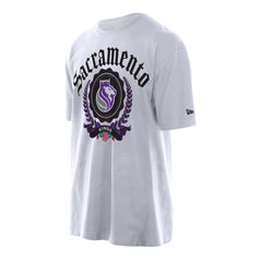 Sacramento Kings Throwback Prep Oversized T-Shirt White
