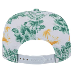 Athletics New Era Printed Island Golfer Snapback Hat - White Hats