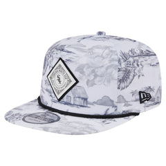 Chicago White Sox New Era Printed Island Golfer Snapback Hat - White Hats