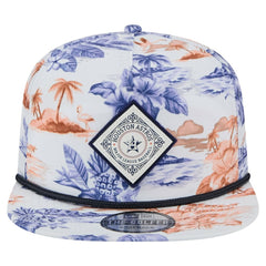 Houston Astros New Era Printed Island Golfer Snapback Hat - White Hats