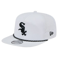 Chicago White Sox New Era Perforated Golfer Snapback Hat - White Hats