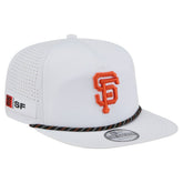 San Francisco Giants New Era Perforated Golfer Snapback Hat - White Hats