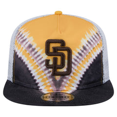 San Diego Padres New Era Tie-Dye Golfer Trucker Adjustable Hat Hats