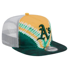 Athletics New Era Tie-Dye Golfer Trucker Adjustable Hat Hats