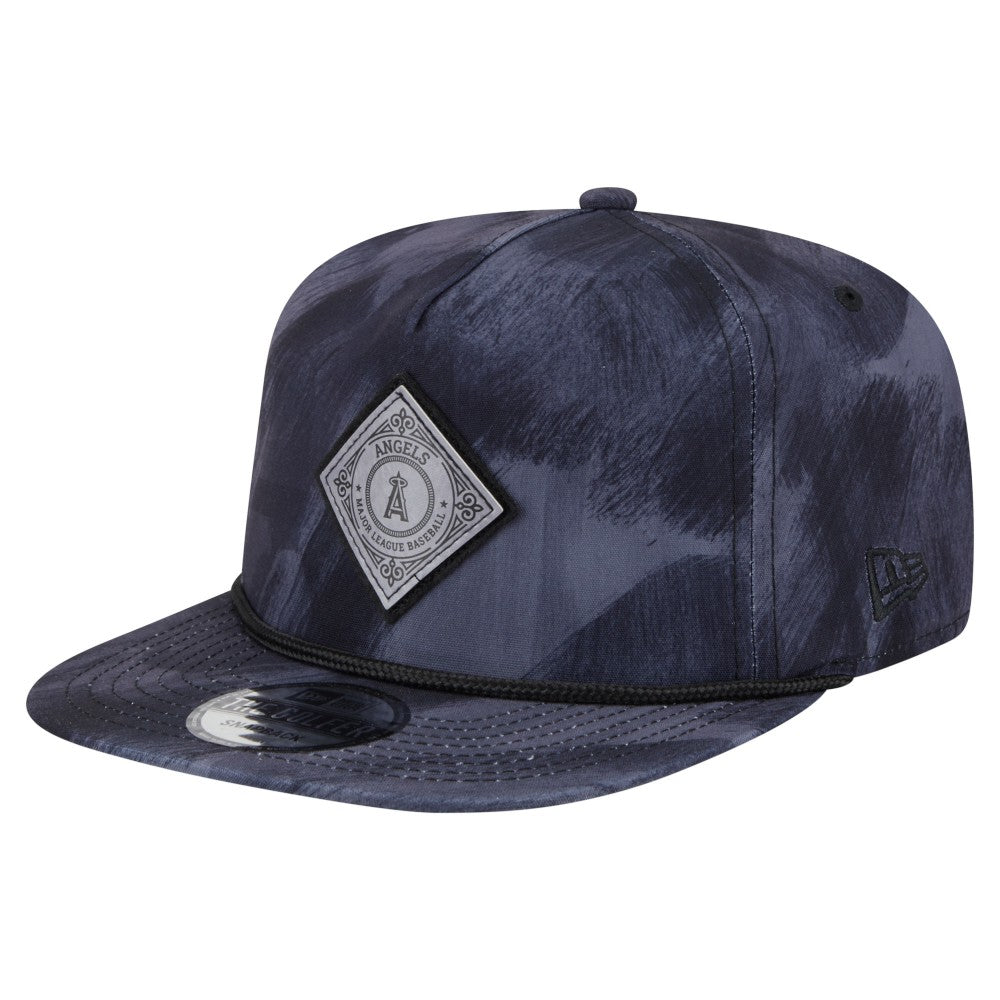Los Angeles Angels New Era Printed Golfer Snapback Hat - Navy Hats