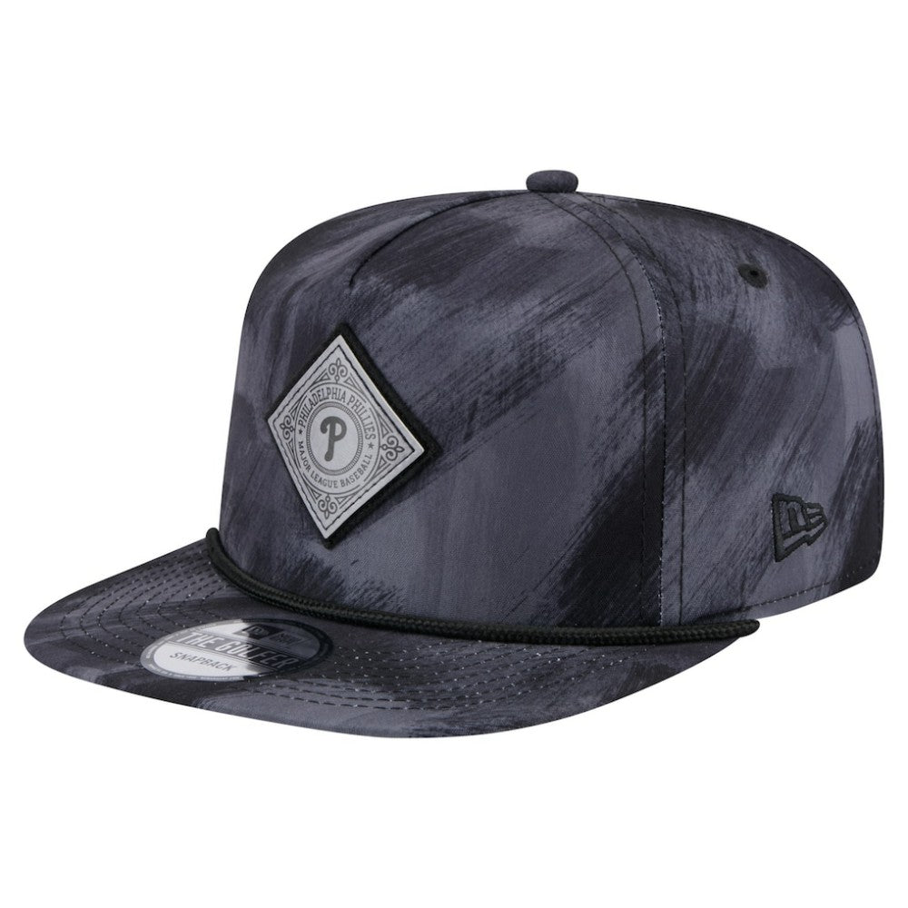 Philadelphia Phillies New Era Printed Golfer Snapback Hat - Navy Hats