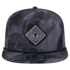 Philadelphia Phillies New Era Printed Golfer Snapback Hat - Navy Hats