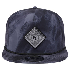Kansas City Royals New Era Printed Golfer Snapback Hat - Navy Hats