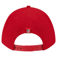 Philadelphia Phillies New Era American Flag 9FORTY M-Crown A-Frame Adjustable Hat - Red Hats